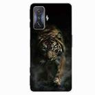 For Xiaomi Redmi K50 Gaming Shockproof Painted Transparent TPU Phone Case(Chinese Tiger) - 1