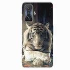 For Xiaomi Redmi K50 Gaming Shockproof Painted Transparent TPU Phone Case(White Tiger) - 1