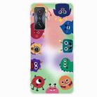 For Xiaomi Redmi K50 Gaming Shockproof Painted Transparent TPU Phone Case(Fluorescent Monster) - 1