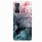 For Xiaomi Redmi K50 Gaming Abstract Marble Pattern TPU Phone Case(Light Pink) - 1