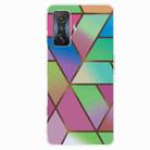 For Xiaomi Redmi K50 Gaming Abstract Marble Pattern TPU Phone Case(Rhombus Gradient) - 1