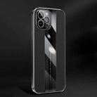 Racing Car Design Leather Electroplating Process Anti-fingerprint Protective Phone Case For iPhone 12 Pro Max(Black) - 1