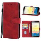 For Sky Device Elite P55 Leather Phone Case(Red) - 1