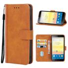 For Sky Device Elite P55 Leather Phone Case(Brown) - 1