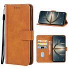 For TCL 30 V 5G T781S Leather Phone Case(Brown) - 1