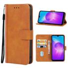 For Tecno SPARK GO Leather Phone Case(Brown) - 1