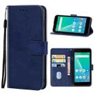 For Unimax UMX U696CL Leather Phone Case(Blue) - 1