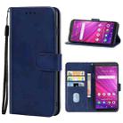 For Alcatel Axel (5004R) / Lumos (DALN5023) Leather Phone Case(Blue) - 1