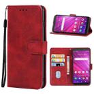 For Alcatel Axel (5004R) / Lumos (DALN5023) Leather Phone Case(Red) - 1