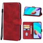 For Xiaomi Redmi 10(China) / Note 11 4G(China) Leather Phone Case(Red) - 1