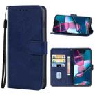 For Motorola Edge+ 2022 / Edge 30 Pro Leather Phone Case(Blue) - 1