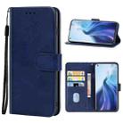 For Xiaomi Mi 11 Leather Phone Case(Blue) - 1