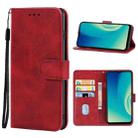 For ZTE Blade A52 Leather Phone Case(Red) - 1