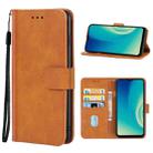 For ZTE Blade A52 Leather Phone Case(Brown) - 1