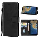 For ZTE Blade A72 4G / V40 Vita Leather Phone Case(Black) - 1