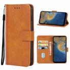 For ZTE Blade A72 4G / V40 Vita Leather Phone Case(Brown) - 1