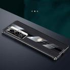 For vivo iQOO 8 Pro Racing Car Design Leather Electroplating Process Anti-fingerprint Phone Case(Black) - 4