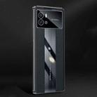 For vivo iQOO 9 Racing Car Design Leather Electroplating Process Anti-fingerprint Phone Case(Black) - 1