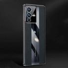 For vivo S12 Racing Car Design Leather Electroplating Process Anti-fingerprint Phone Case(Black) - 1