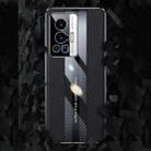 For vivo S12 Racing Car Design Leather Electroplating Process Anti-fingerprint Phone Case(Black) - 3
