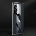 For vivo X70 Racing Car Design Leather Electroplating Process Anti-fingerprint Phone Case(Black) - 1