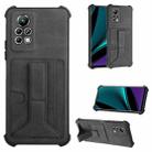 For Infinix Note 11 Pro Dream Holder Card Bag Shockproof Phone Case(Black) - 1