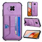 For Xiaomi Redmi Note 9 Pro 5G / Mi 10i Dream Holder Card Bag Shockproof Phone Case(Purple) - 1