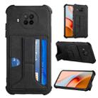 For Xiaomi Redmi Note 9 Pro 5G / Mi 10i Dream Holder Card Bag Shockproof Phone Case(Black) - 1