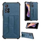 For Xiaomi Redmi Note 11 Pro 5G Dream Holder Card Bag Shockproof Phone Case(Blue) - 1