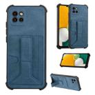For Samsung Galaxy A03 164mm Dream Holder Card Bag Shockproof Phone Case(Blue) - 1