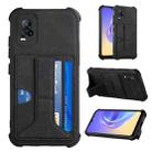 For vivo V20/V21e/Y73 2021 Dream Holder Card Bag Shockproof Phone Case(Black) - 1