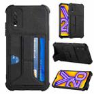 For vivo Y20/Y20i/Y20s/Y12s/Y20 2021/iQOO U1x Dream Holder Card Bag Shockproof Phone Case(Black) - 1