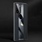 For Xiaomi K40 / K40 Pro / K40 Pro+ Racing Car Design Leather Electroplating Process Anti-fingerprint Protective Phone Case(Black) - 1