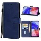 Leather Phone Case For OPPO A55(Blue) - 1