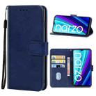 Leather Phone Case For OPPO Realme Narzo(Blue) - 1