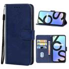 Leather Phone Case For OPPO Realme 6S(Blue) - 1