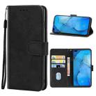 Leather Phone Case For OPPO Reno3(Black) - 1