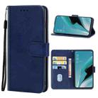 Leather Phone Case For OPPO Reno2 F(Blue) - 1