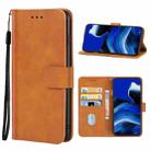 Leather Phone Case For OPPO Reno2 Z(Brown) - 1