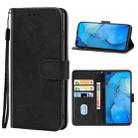 Leather Phone Case For OPPO Reno A(Black) - 1