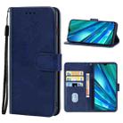 Leather Phone Case For OPPO Realme Q(Blue) - 1