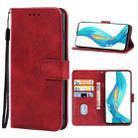 Leather Phone Case For OPPO Realme X(Red) - 1