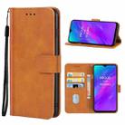 Leather Phone Case For OPPO Realme 3(Brown) - 1