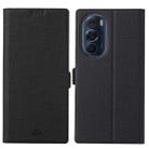 For Motorola Moto Edge X30 ViLi K Series Magnetic Buckle Leather Phone Case(Black) - 1