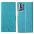 For Motorola Moto G Stylus 2022 ViLi K Series Magnetic Buckle Leather Phone Case(Blue) - 1