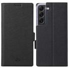 For Samsung Galaxy S22 5G ViLi K Series Magnetic Buckle Leather Phone Case(Black) - 1