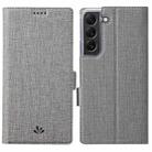 For Samsung Galaxy S22 5G ViLi K Series Magnetic Buckle Leather Phone Case(Grey) - 1