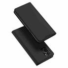 For OPPO Realme 9i / A36 DUX DUCIS Skin Pro Series Shockproof Leather Phone Case(Black) - 1
