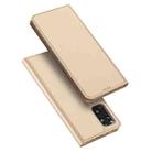 For Xiaomi Redmi Note 11 Pro 5G / 4G International Version DUX DUCIS Skin Pro Series Shockproof Leather Phone Case(Gold) - 1