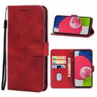 Leather Phone Case For Samsung Galaxy A52s 5G(Red) - 1